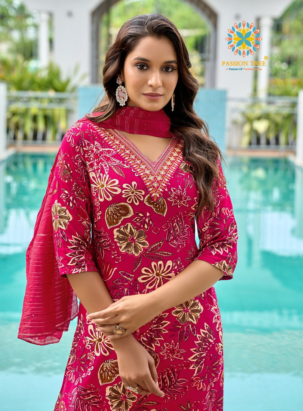 Nikhaar Vol 2 Passion Tree Heavy Rayon Readymade Pant Style Suits Wholesaler Gujarat