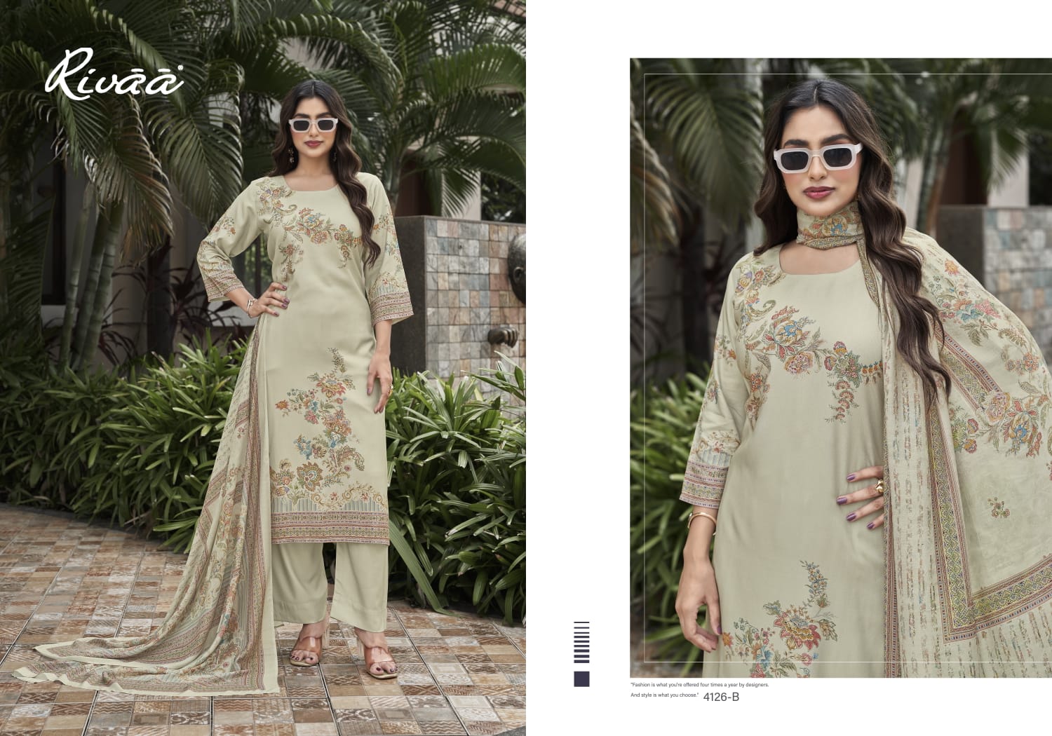 Nikhar 6 Rivaa Pashmina Suits Exporter Ahmedabad