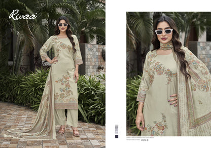 Nikhar 6 Rivaa Pashmina Suits Exporter Ahmedabad