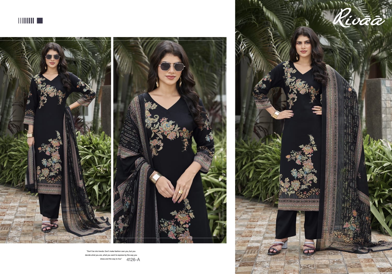 Nikhar 6 Rivaa Pashmina Suits Exporter Ahmedabad