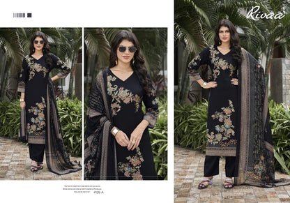 Nikhar 6 Rivaa Pashmina Suits Exporter Ahmedabad