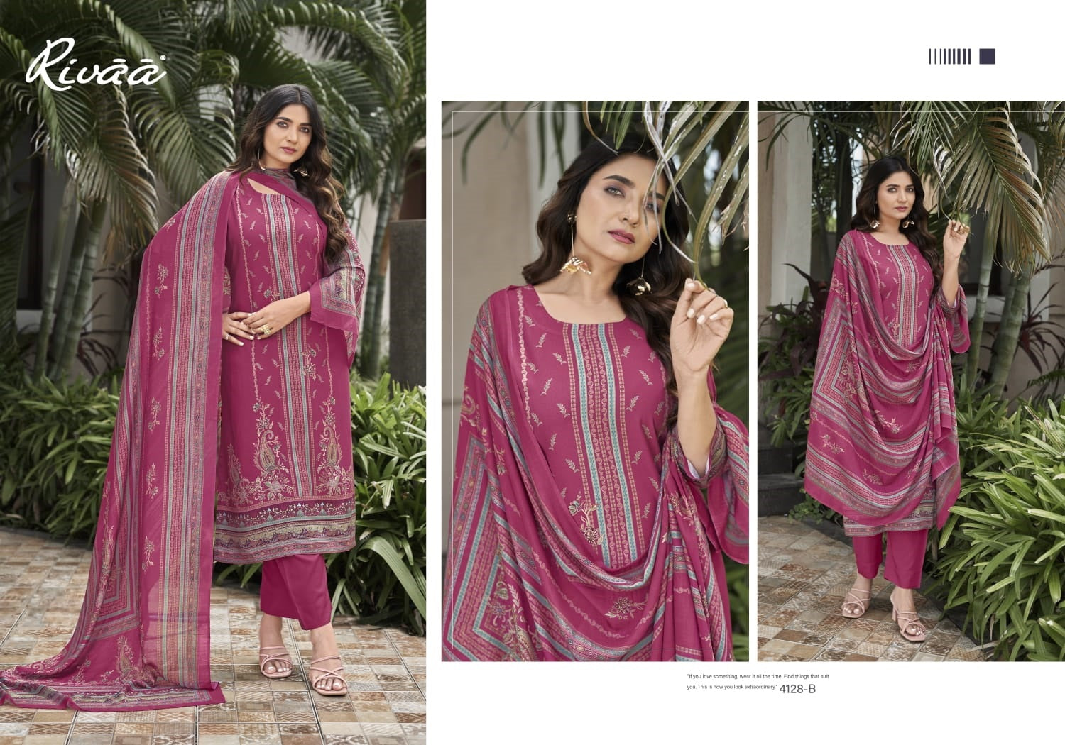 Nikhar 6 Rivaa Pashmina Suits Exporter Ahmedabad