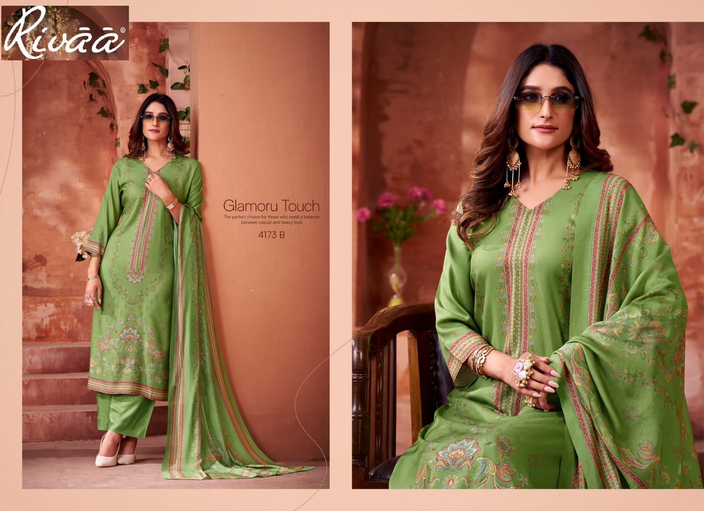 Sinhan Aksr Roman Silk Readymade Plazzo Style Suits Supplier