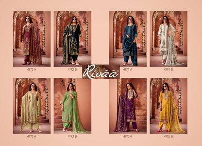 Nikhar 7 Rivaa Pashmina Suits Exporter