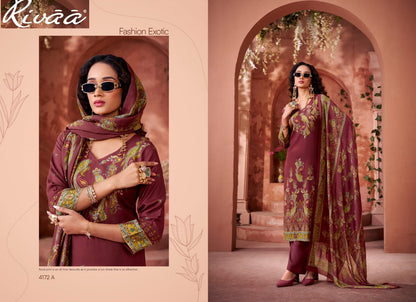 Sinhan Aksr Roman Silk Readymade Plazzo Style Suits Supplier