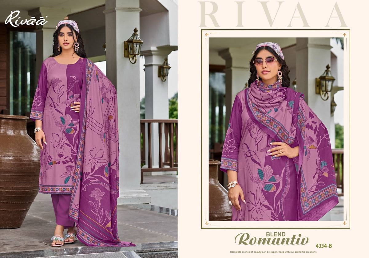Nikhar 8 Rivaa Viscose Pashmina Suits Manufacturer