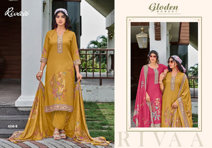 Nikhar 8 Rivaa Viscose Pashmina Suits Manufacturer
