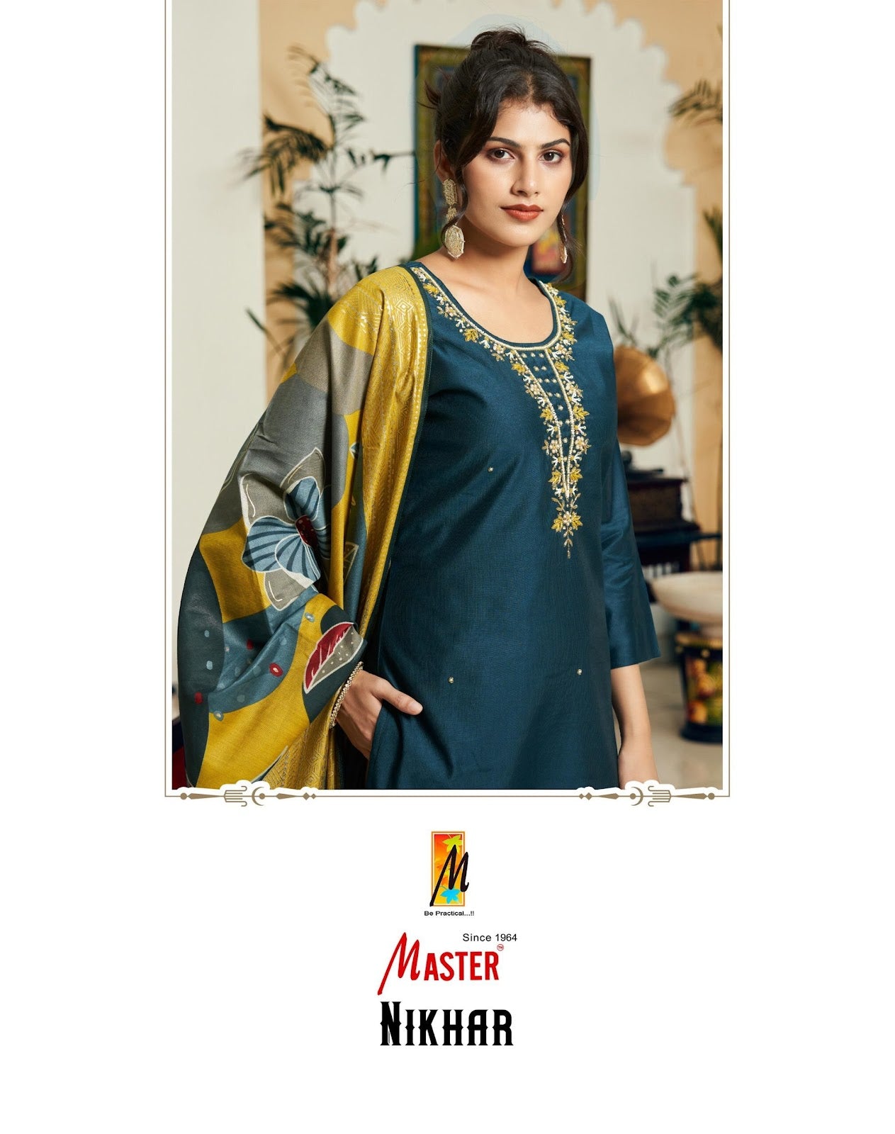 Nikhar Master Gadwal Readymade Pant Style Suits Supplier Gujarat