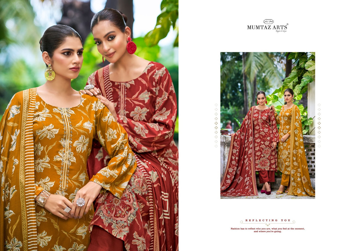 Nikhar Mumtaz Arts Viscose Pashmina Suits Exporter India