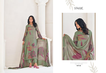 Nikita Simar Pure Viscose Muslin Pant Style Suits Supplier Gujarat