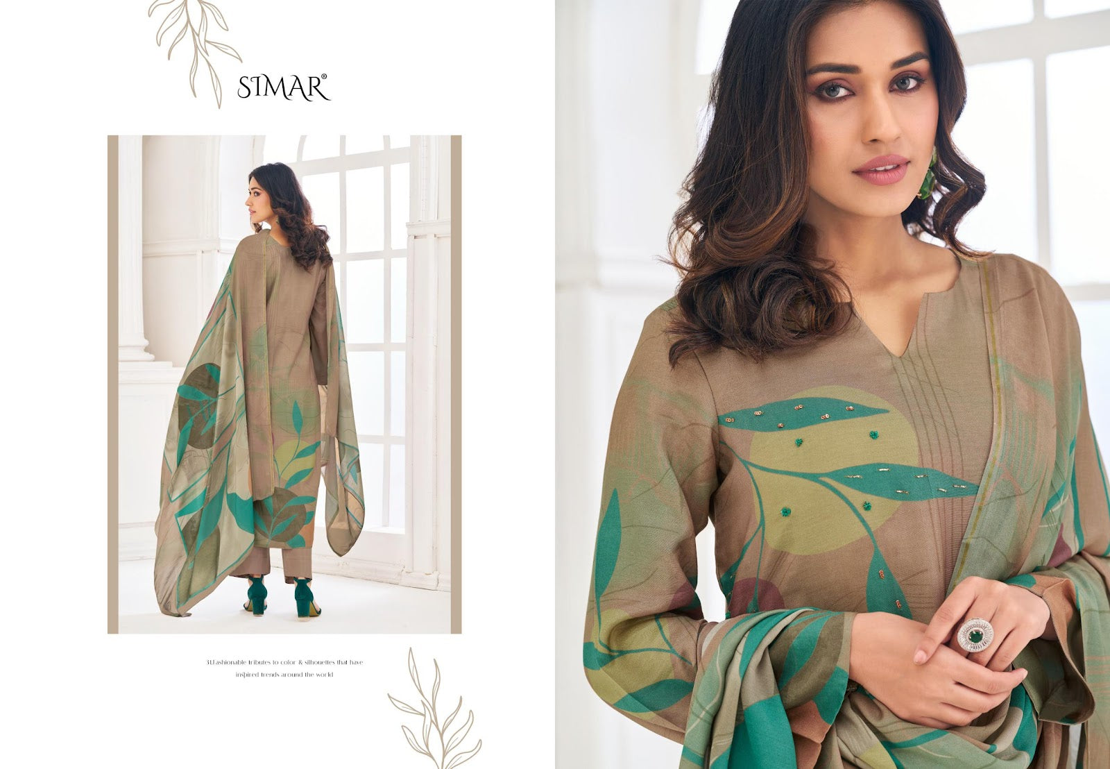 Nikita Simar Pure Viscose Muslin Pant Style Suits Supplier Gujarat