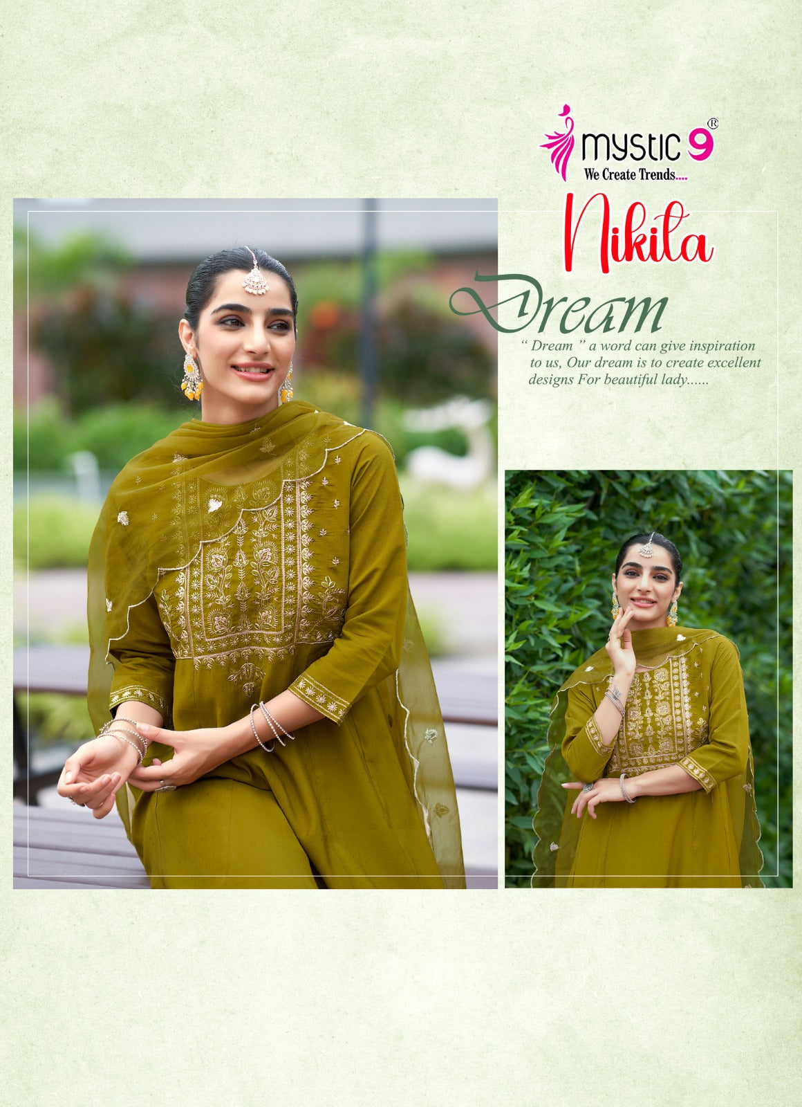 Nikita Vol 1 Mystic 9 Roman Silk Readymade Anarkali Suits Supplier India