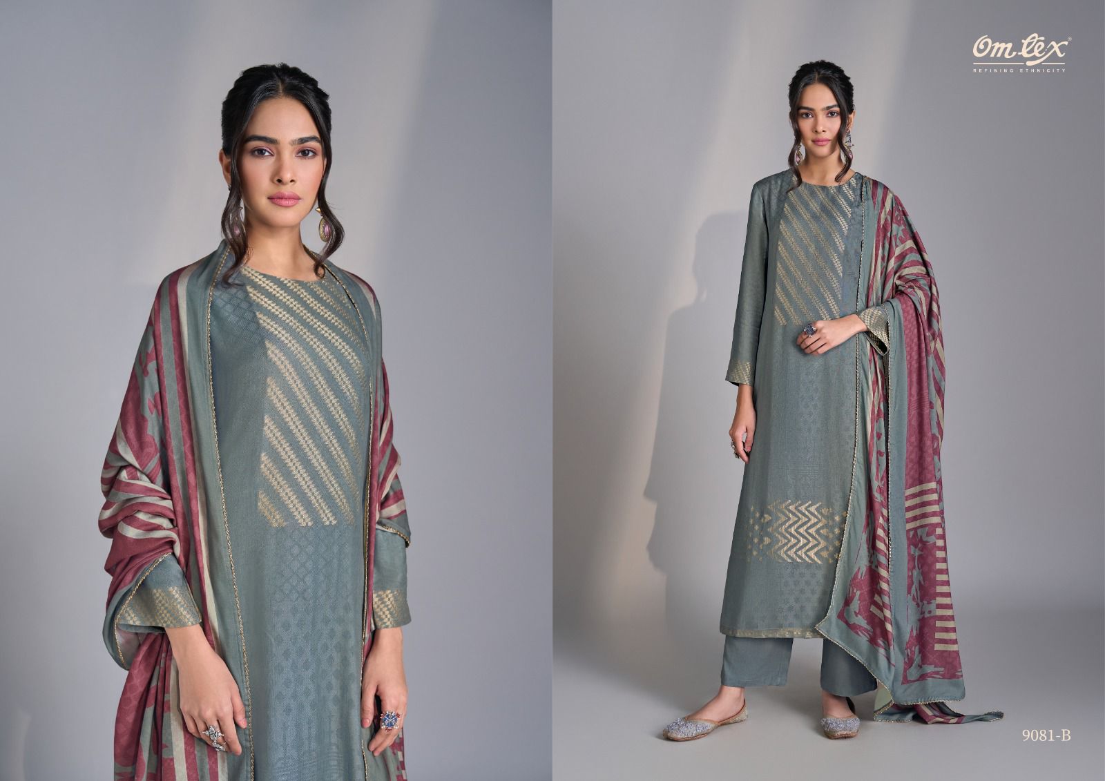 Nilar Omtex Pashmina Suits Wholesaler Gujarat