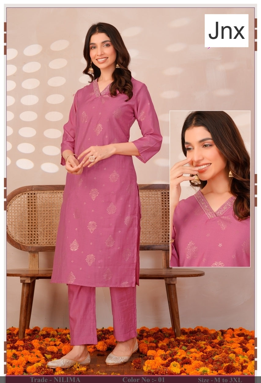 Nilima Jnx Kurti Pant Set Wholesale