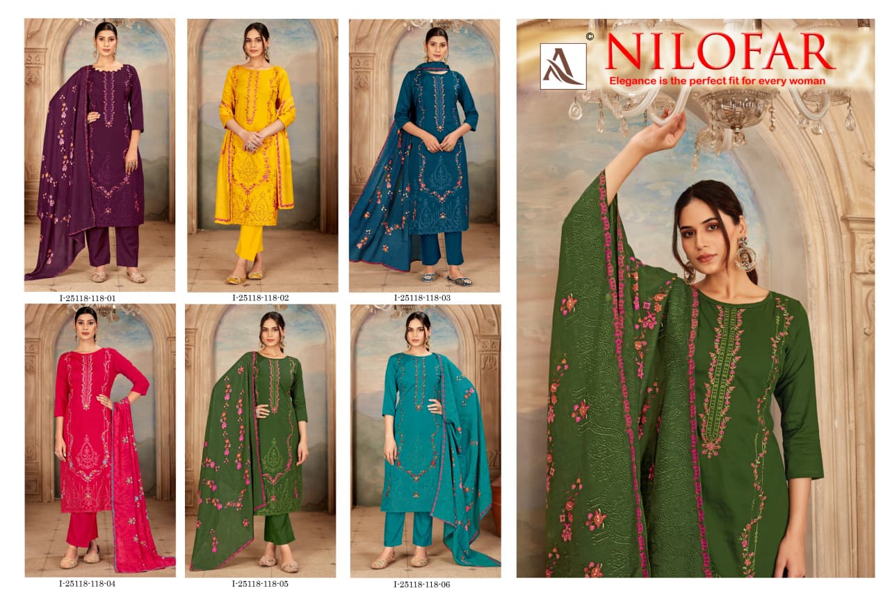Nilofar Alok Zam Karachi Salwar Suits Supplier