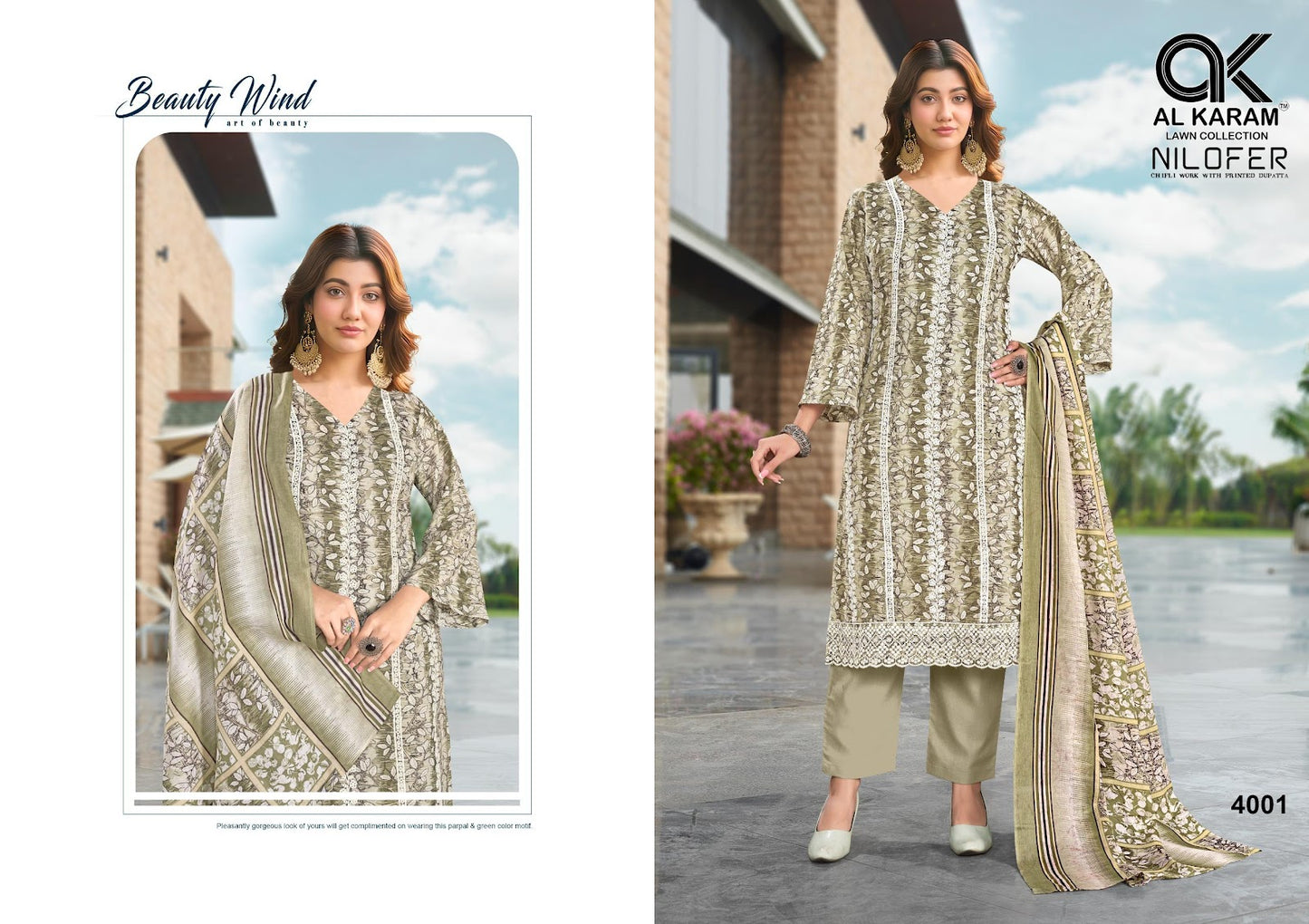 Nilofer Al Karam Pure Cotton Karachi Salwar Suits Wholesaler India