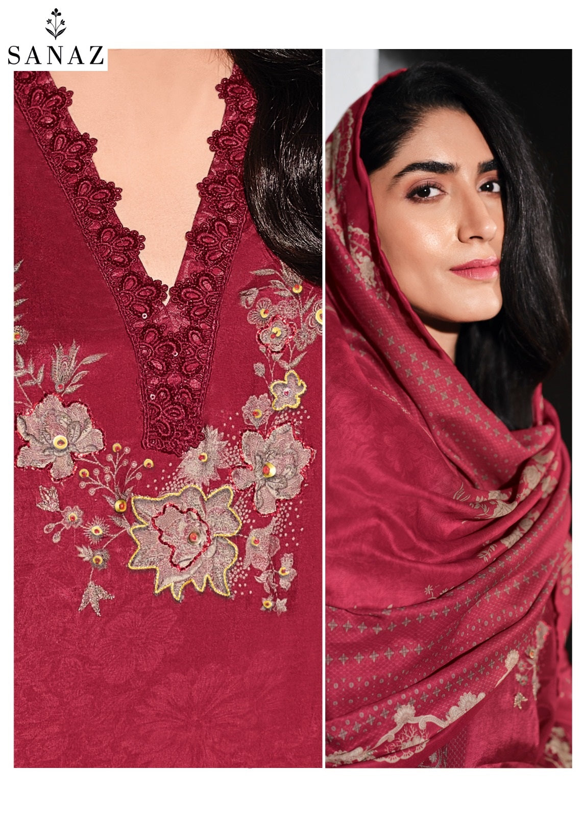 Niloufer Sanaz Viscose Muslin Pant Style Suits Wholesale Price