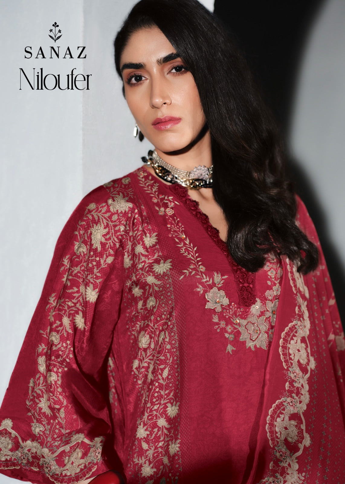 Niloufer Sanaz Viscose Muslin Pant Style Suits Wholesale Price