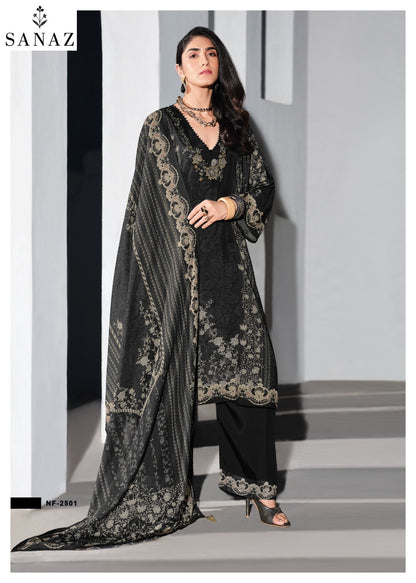 Niloufer Sanaz Viscose Muslin Pant Style Suits Wholesale Price