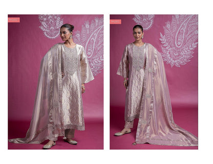Nilveen Naariti Tissue Silk Pant Style Suits Wholesaler Ahmedabad