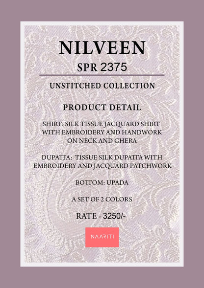 Nilveen Naariti Tissue Silk Pant Style Suits Wholesaler Ahmedabad