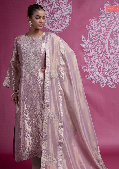 Nilveen Naariti Tissue Silk Pant Style Suits Wholesaler Ahmedabad