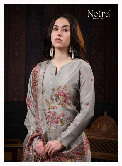 Nimara Netra Pure Bemberg Pant Style Suits Manufacturer Ahmedabad