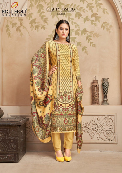 Nimaya Roli Moli Karachi Pashmina Salwar Suits Supplier India
