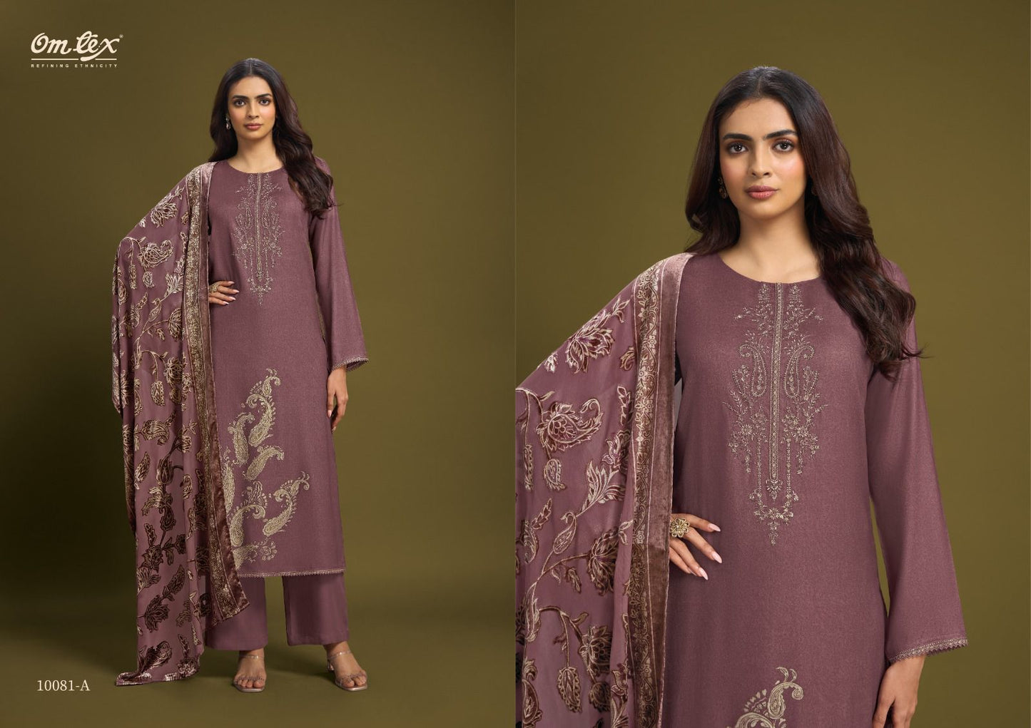 Nimaya Vol 3 Omtex Pashmina Suits Wholesale Price