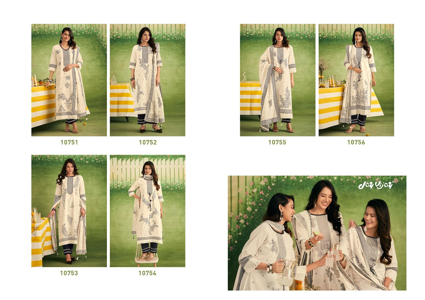 Nimbu Paani Vol 2 Jay Vijay Cotton Jacquard Pant Style Suits Manufacturer Gujarat