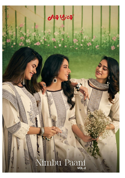 Nimbu Paani Vol 2 Jay Vijay Cotton Jacquard Pant Style Suits Manufacturer Gujarat