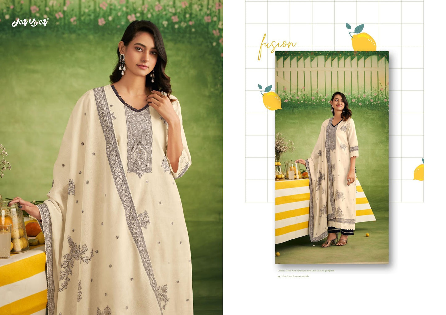 Nimbu Paani Vol 2 Jay Vijay Cotton Jacquard Pant Style Suits Manufacturer Gujarat