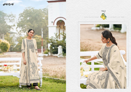 Nimbu Paani Jay Vijay Cotton Jacquard Pant Style Suits Wholesaler Ahmedabad