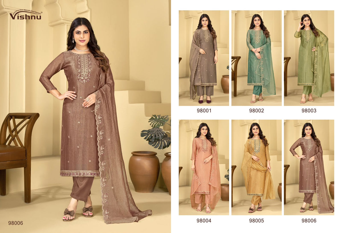 Nimisha Vishnu Impex Salsa Pant Style Suits Manufacturer