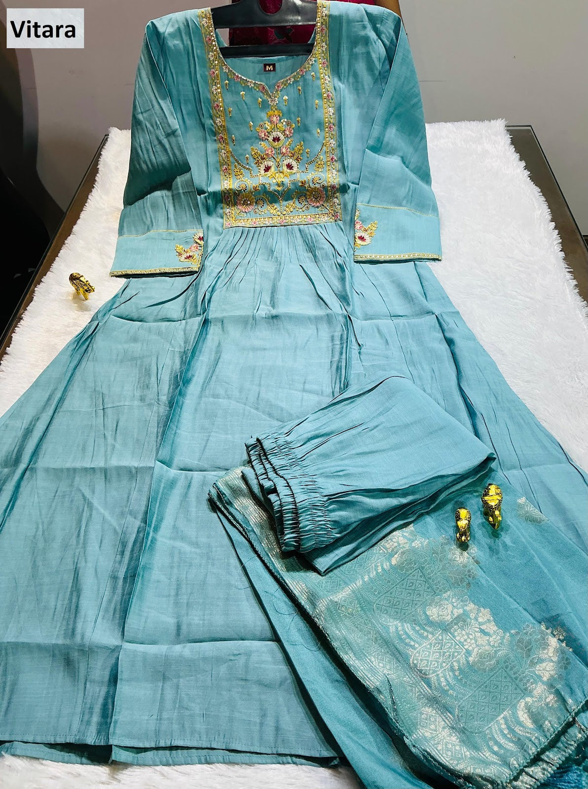 Nimisha Vitara Roman Readymade Anarkali Suits Wholesaler India