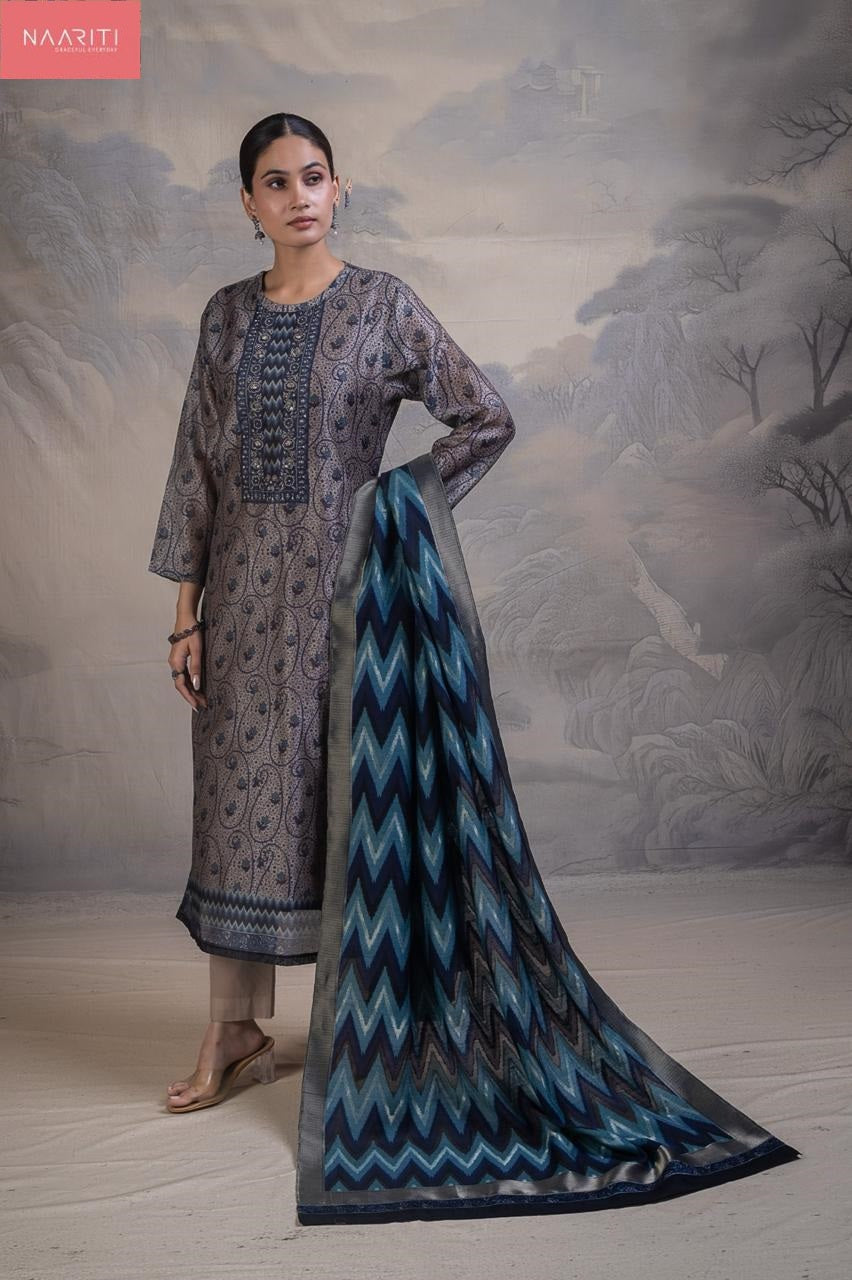 Nimiya 138 Naariti Silk Pant Style Suits Exporter India