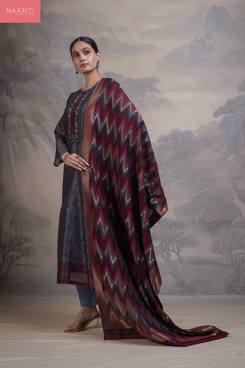 Nimiya 138 Naariti Silk Pant Style Suits Exporter India