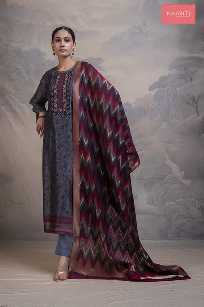 Nimiya 138 Naariti Silk Pant Style Suits Exporter India