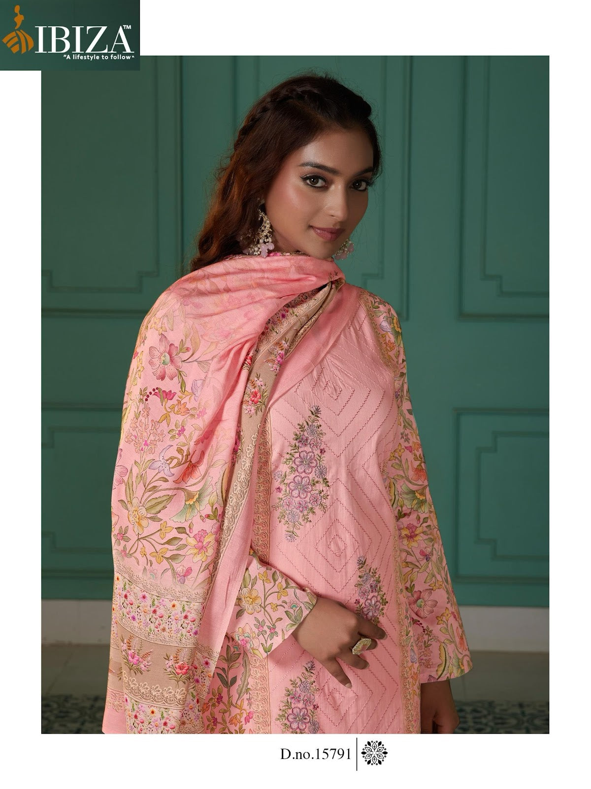 Nimrat Ibiza Lawn Cotton Pant Style Suits Manufacturer Ahmedabad