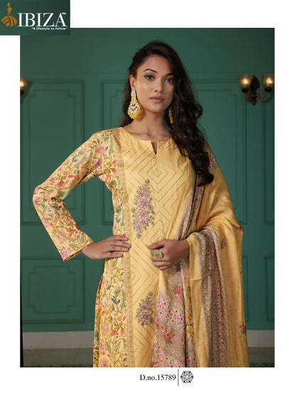 Shagun Ibiza Cinderella Pure Russian Pant Style Suits Supplier Ahmedabad