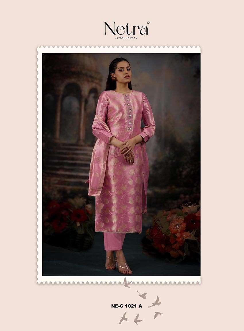 Nimrat Netra Premium Bemberg Pant Style Suits Manufacturer India