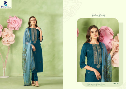 Nimrat Sargam Prints Pure Jam Pant Style Suits Exporter India