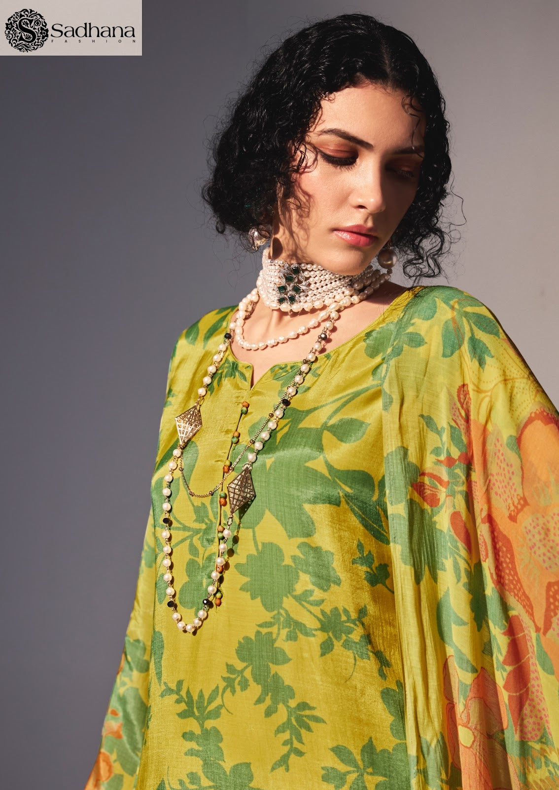 Nimri Sadhana Bemberg Muslin Pant Style Suits Wholesaler