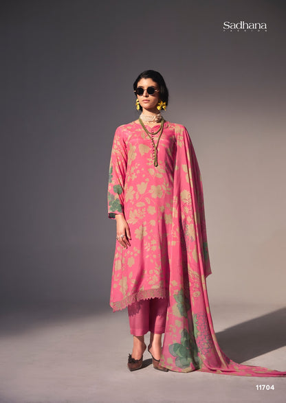 Nimri Sadhana Bemberg Muslin Pant Style Suits Wholesaler