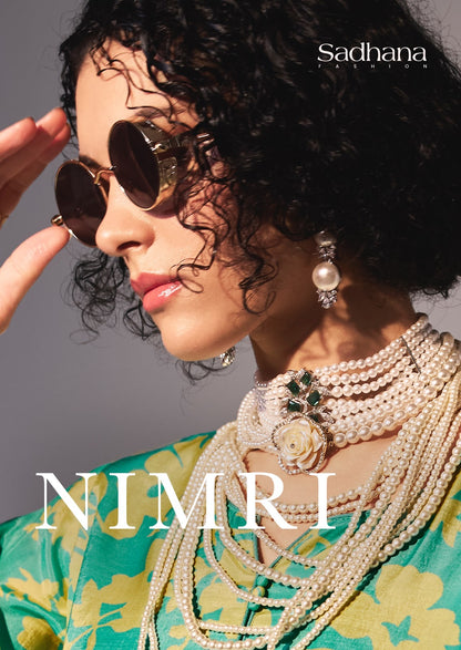 Nimri Sadhana Bemberg Muslin Pant Style Suits Wholesaler