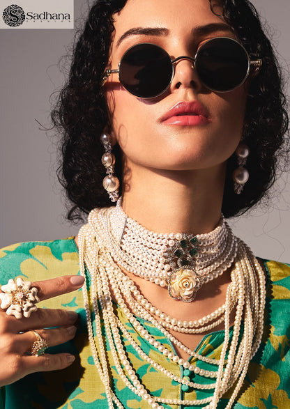 Nimri Sadhana Bemberg Muslin Pant Style Suits Wholesaler