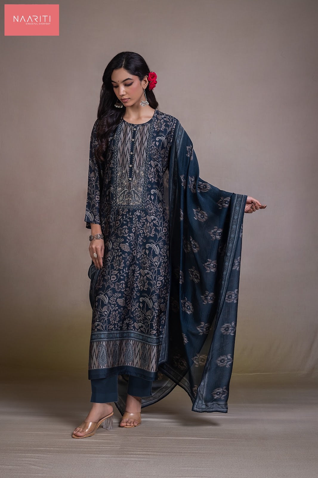 Nimrin 164 Naariti Silk Pant Style Suits Manufacturer Ahmedabad