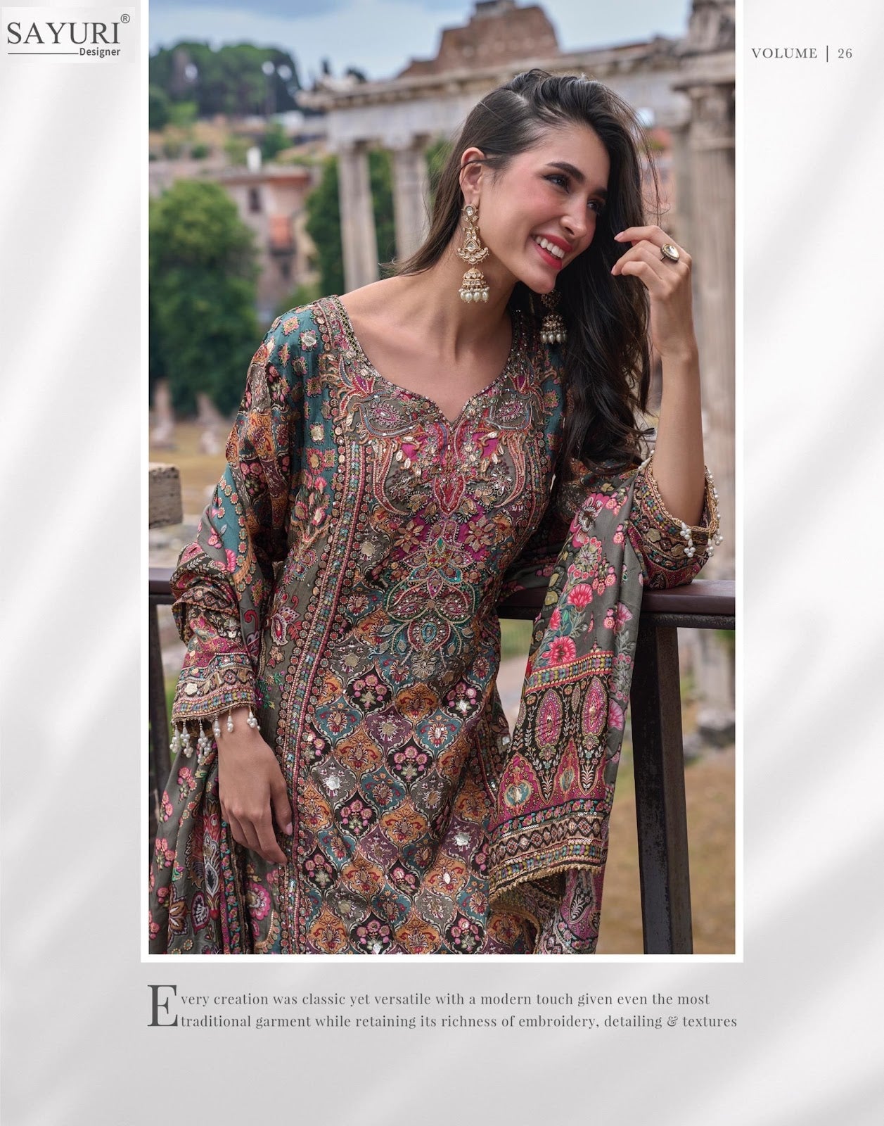 Nimrit Sayuri Natural Crape Readymade Plazzo Style Suits Manufacturer India