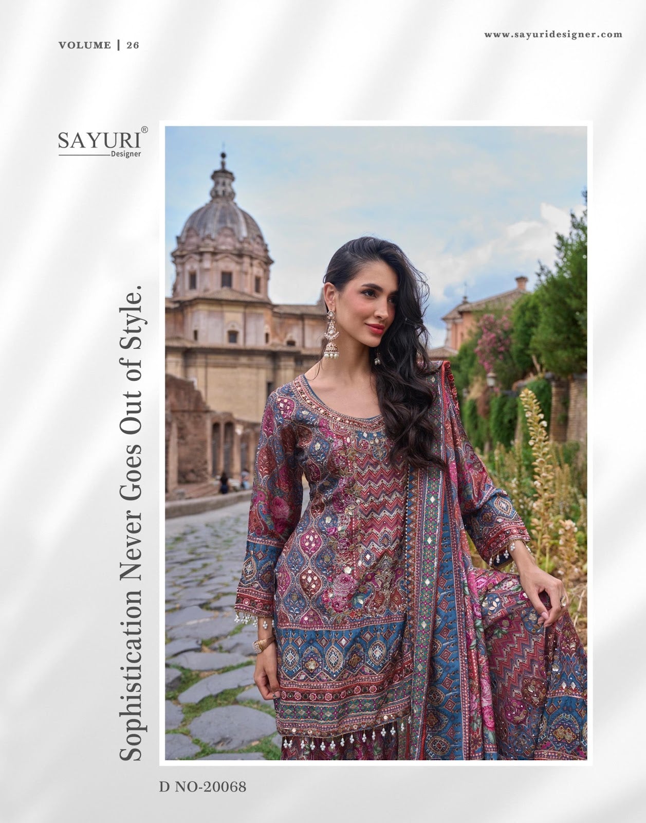 Nimrit Sayuri Natural Crape Readymade Plazzo Style Suits Manufacturer India