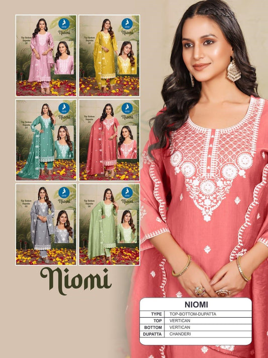 Niomi Kaya Readymade Pant Style Suits Exporter